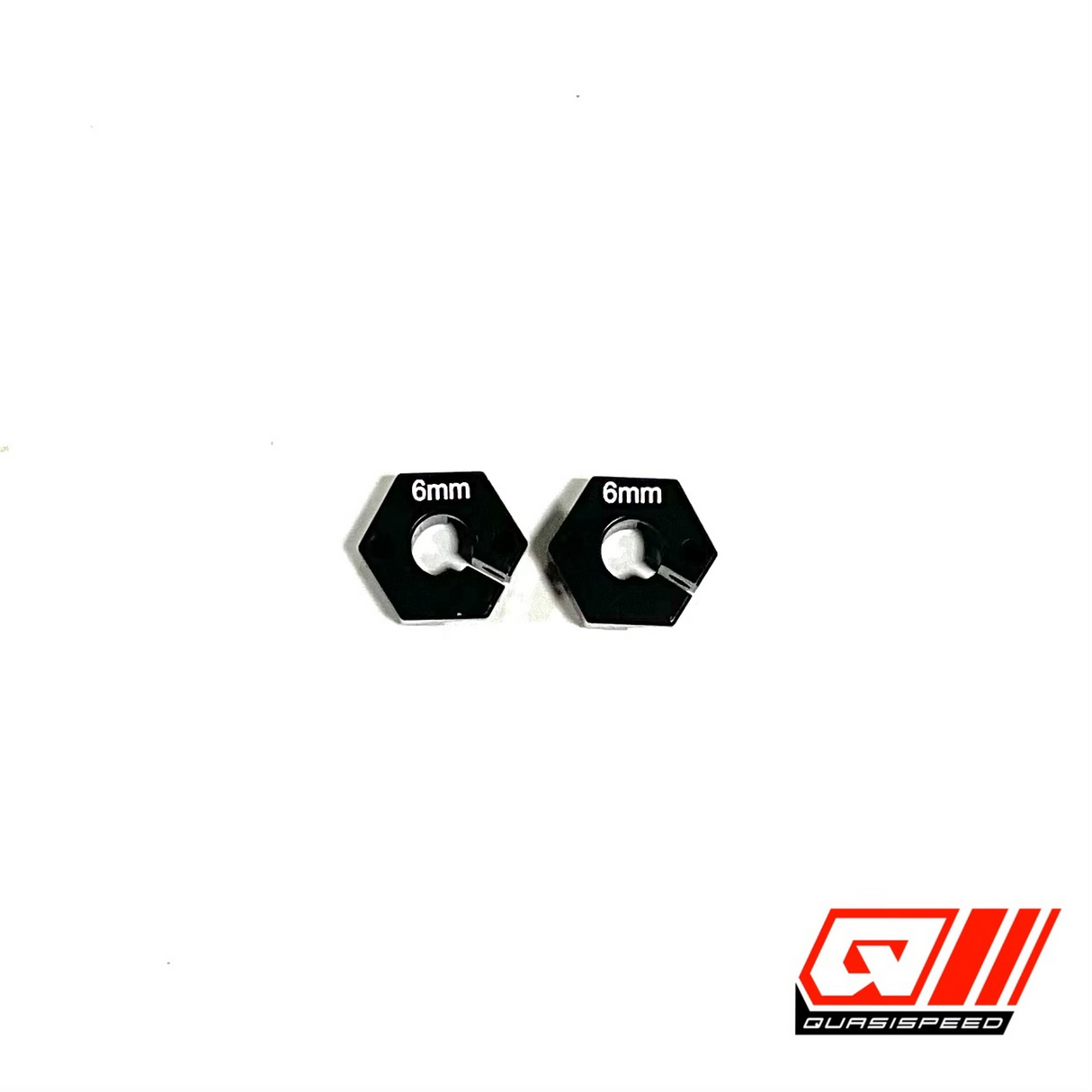 GFRP 6mm Rear Wheel Hex Adapter with Pin