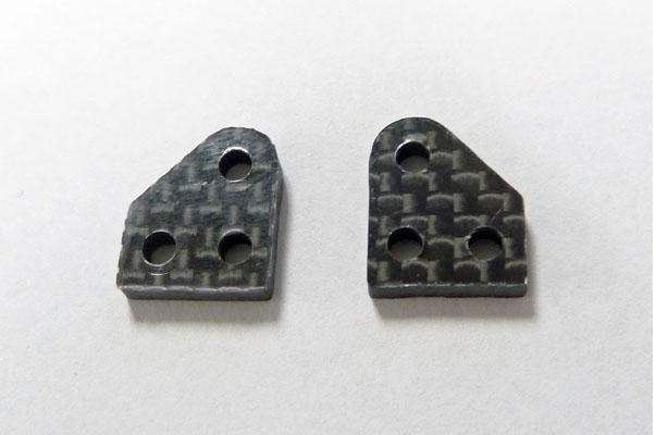 Custom Works CARBON FRONT SHOCK MOUNTS (pr)