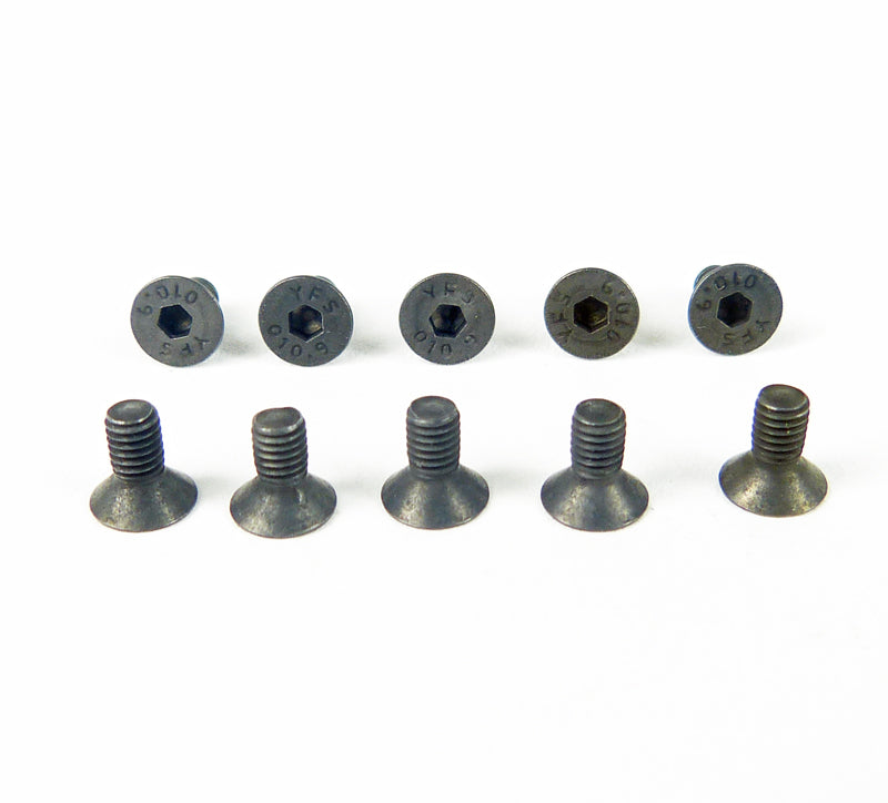 Custom Works METRIC 3mm x 6mm FLAT HEAD SCREWS (10)