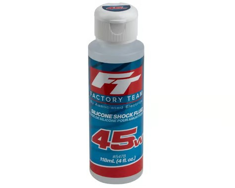 Team Associated Silicone Shock Oil (4oz) (45wt)