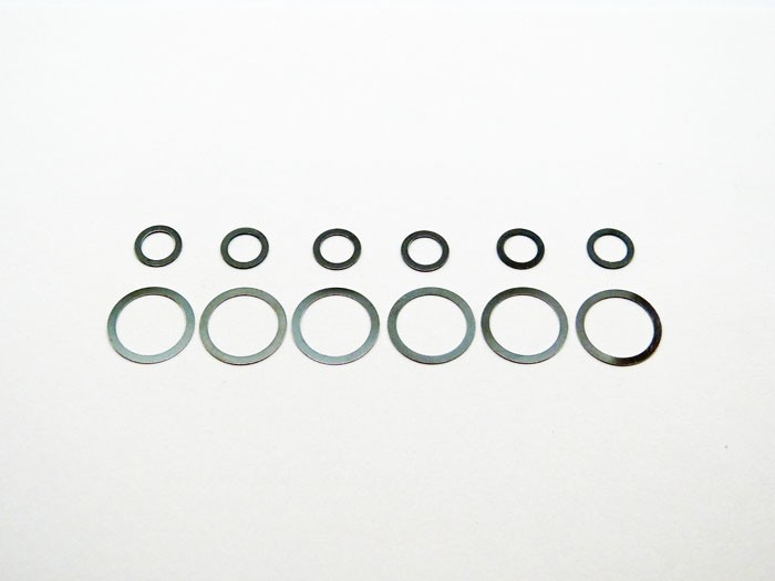 Custom Works METRIC SHIM KIT 6 each of 5mm and 10mm
