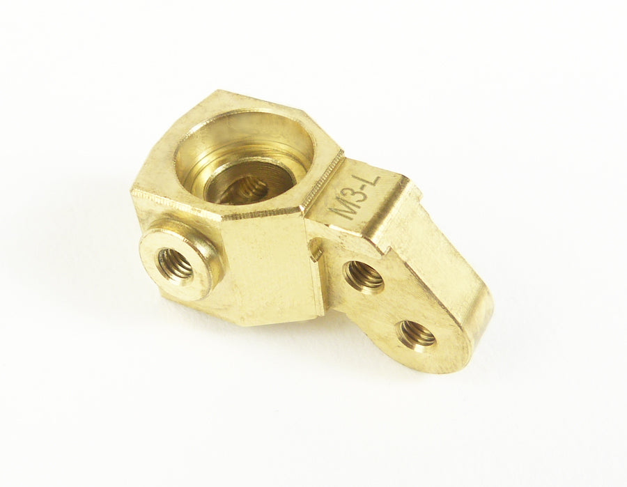Custom Works M3 BRASS LEFT INCLINED HEX SPINDLE – TRAILING (1)
