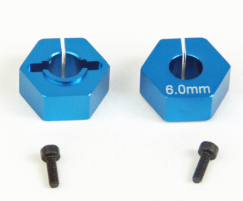 Custom Works 12mm Clamping Hex for 5mm Axle, 6mm Offset
