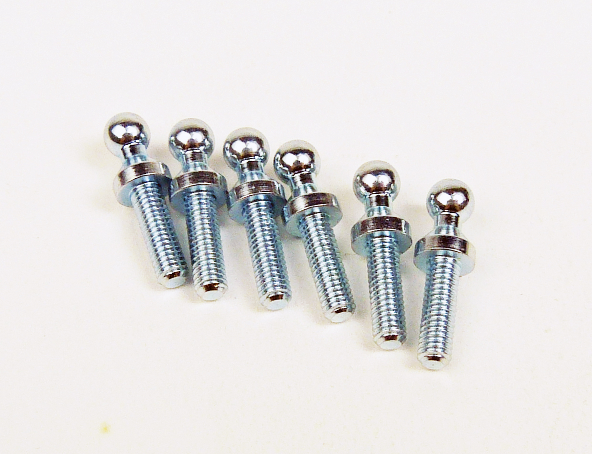 Custom Works Tall Ball Stud 3mm x 0.375 Thread (6)