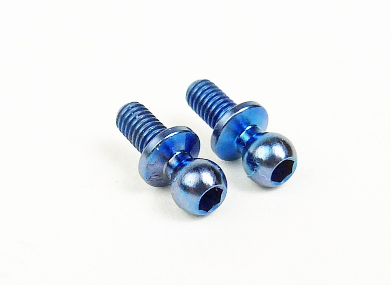Custom Works Short Hex Drive Titanium Ball Studs