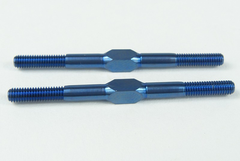 Custom Works Blue Titanium 1 3/4" Turnbuckles