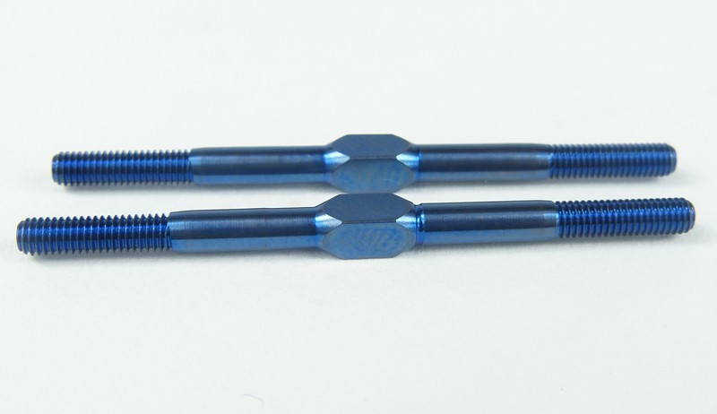 Custom Works Blue Titanium 2" Turnbuckles