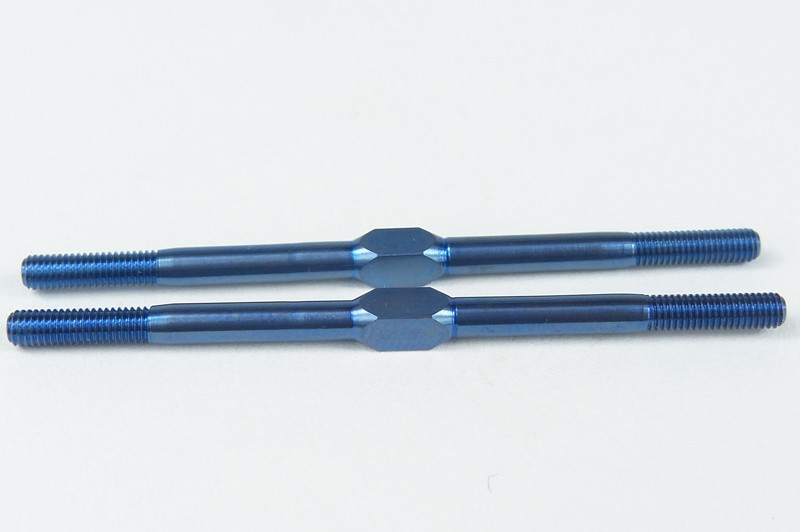 Custom Works Blue Titanium 2-3/8" Turnbuckles