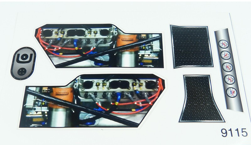 Custom Works Knoxville Sprint Body Motor Decals