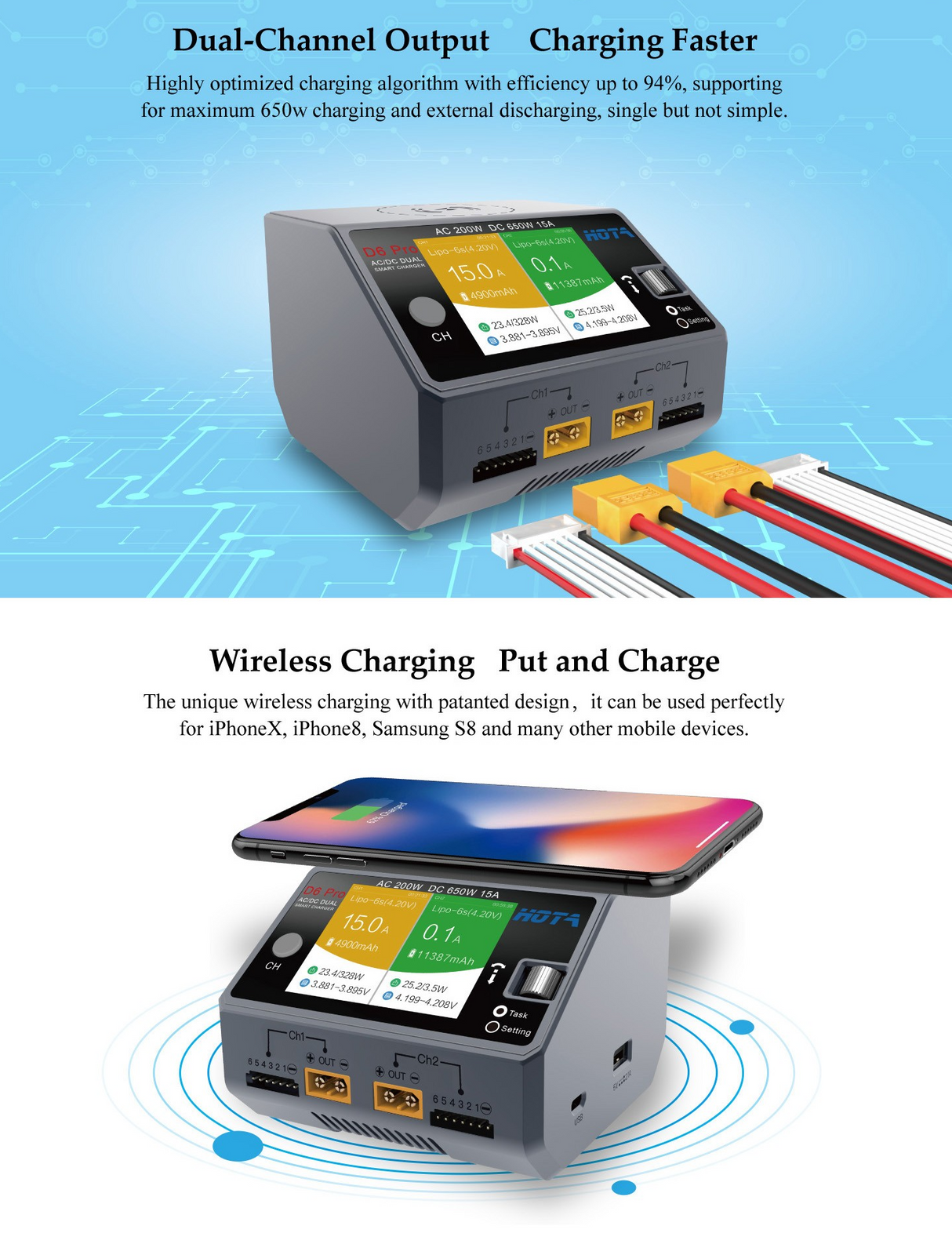 Dual Channel AC/DC Charger