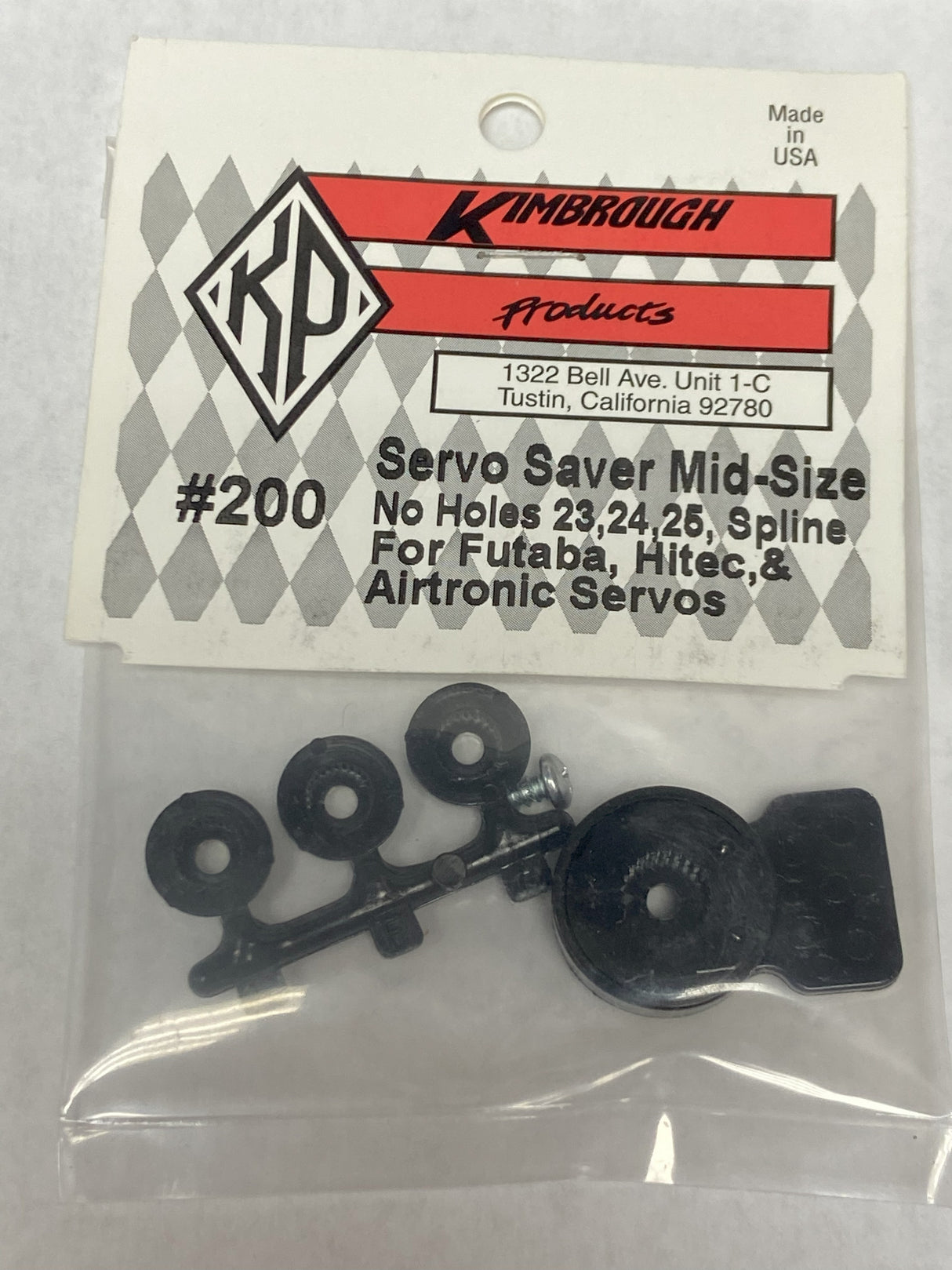Kimbrough Mid-Size Servo Saver (no holes)
