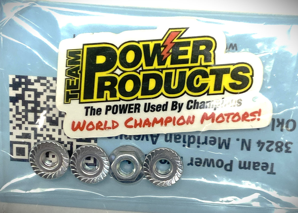 Nuts, Wheel 4mm Axle