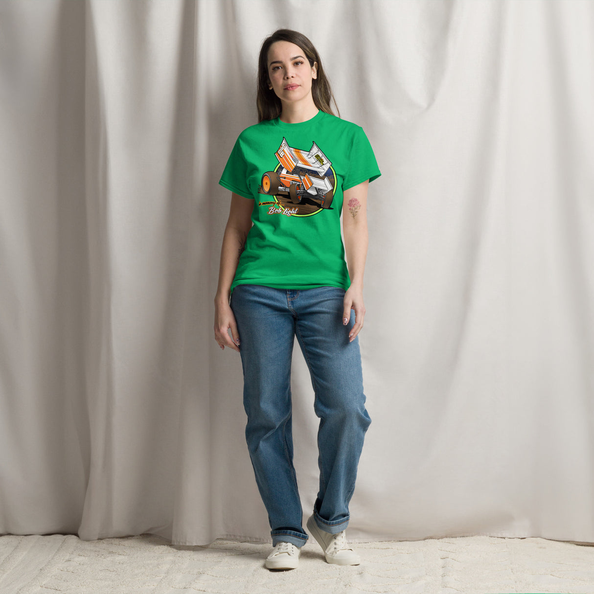 Bob Light Front Print Tee