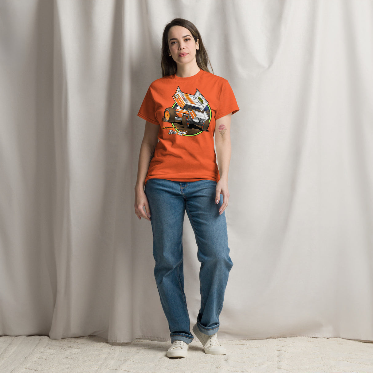 Bob Light Front Print Tee