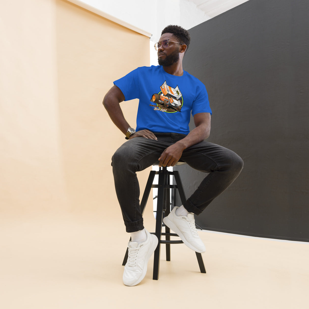 Bob Light Front Print Tee