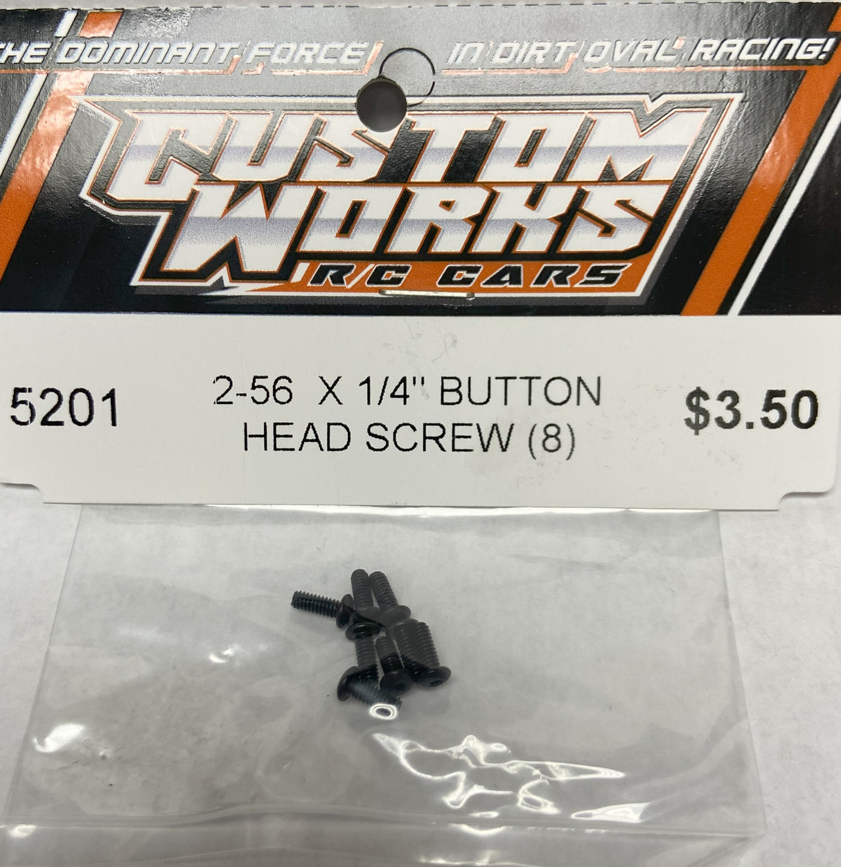 Custom Works 2-56 x 1/4" Button Head Screw