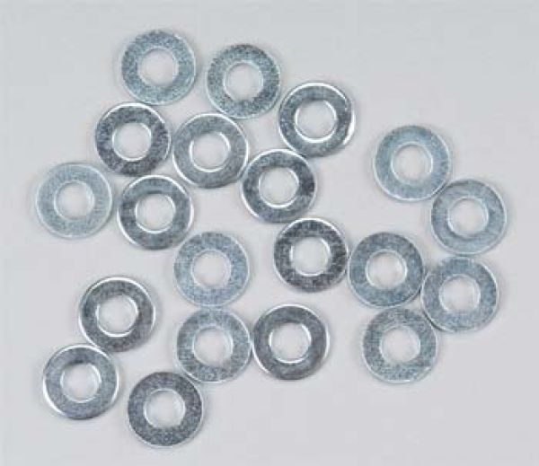 Custom Works 3MM/#4 FLAT WASHER (20)