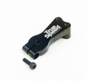 Custom Works BLACK ALUM. EXTENDED FRONT MOUNT SERVO ARM (M3, 25T)