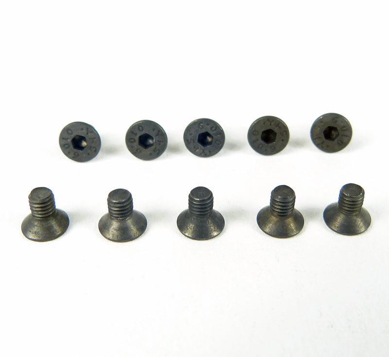 Custom Works METRIC 3mm x 5mm FLAT HEAD SCREWS (10)