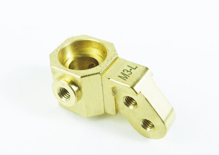 Custom Works M3 BRASS LEFT INCLINED HEX SPINDLE – INLINE (1)