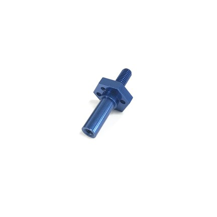 Custom Works Aluminum Front Axle 12mm Hex 5mm Offset