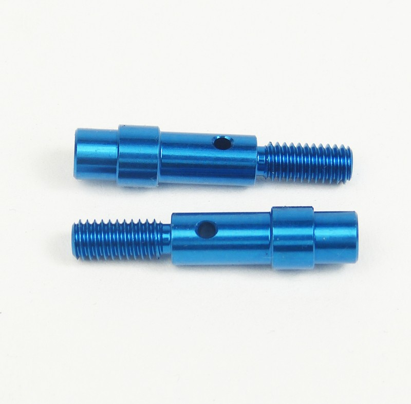 Custom Works FRONT CLAMPING HEX AXLE (2PCS)