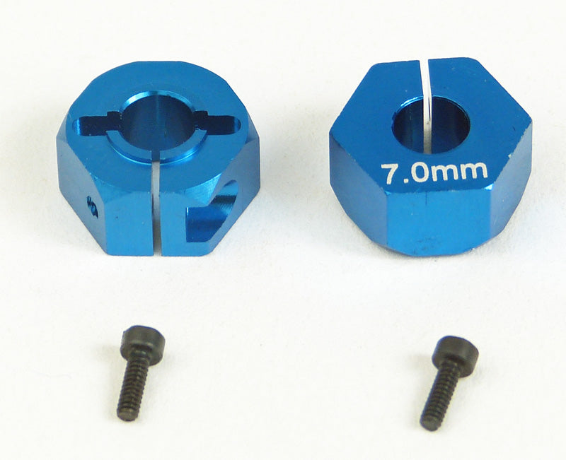 Custom Works 12mm Clamping Hex for 5mm Axle, 7mm Offset