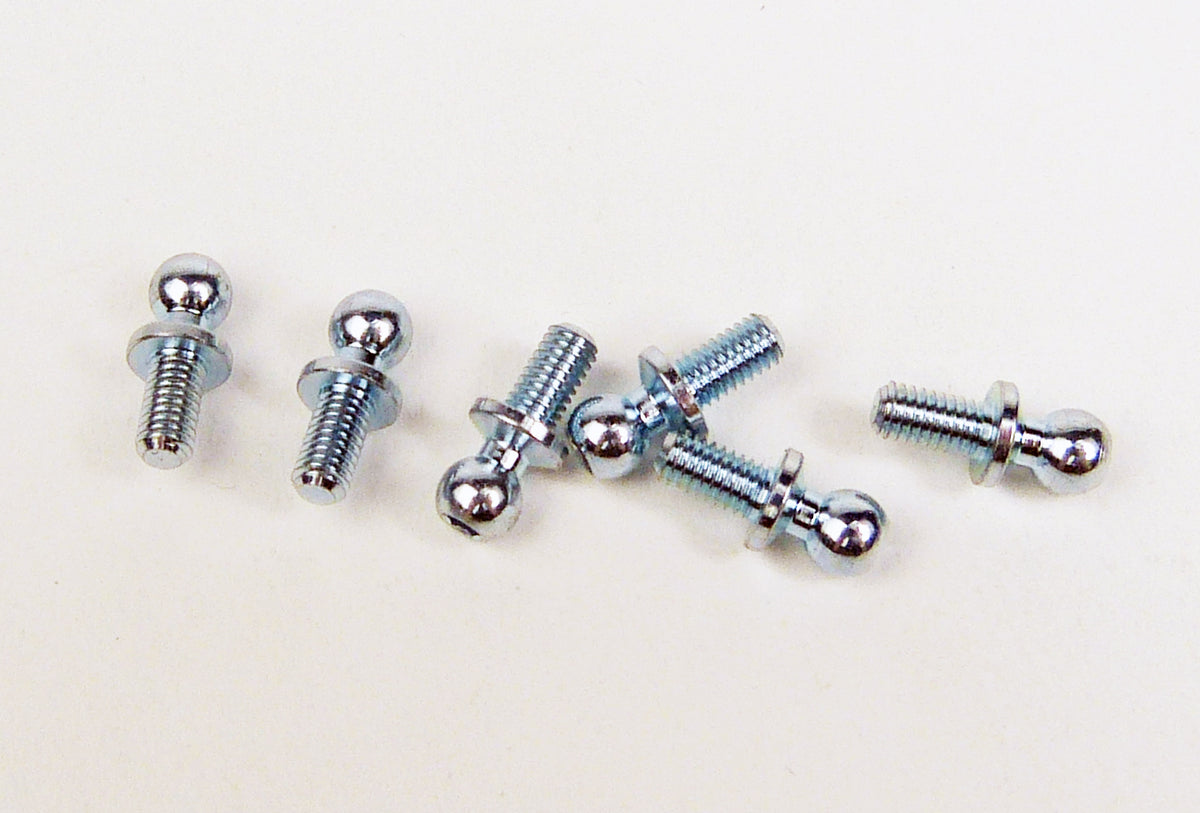 Custom Works SHORT BALL STUD – 3MM x .20″ THREAD (6)