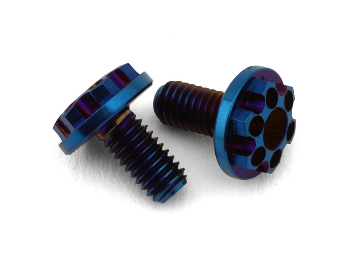 JConcepts Finnisher Titanium Motor Screws (Blue)