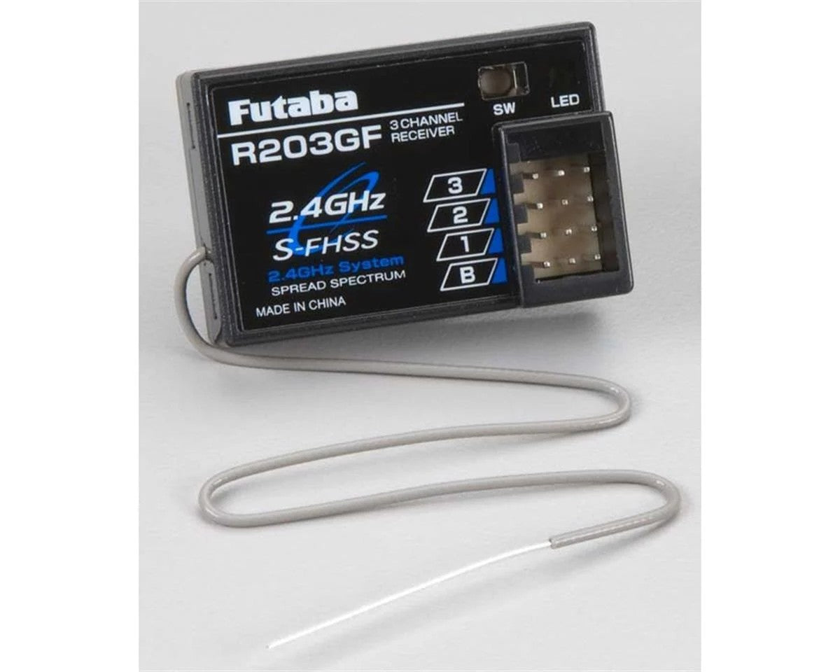 Futaba R203gf Futaba R203GF S-FHSS 3-Channel 2.4GHz Receiver – Team Power Products