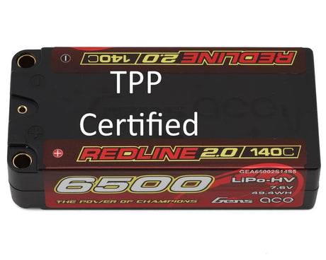 Gens Ace Redline 2.0 2S Shorty 6500 LiHV Battery 140C
