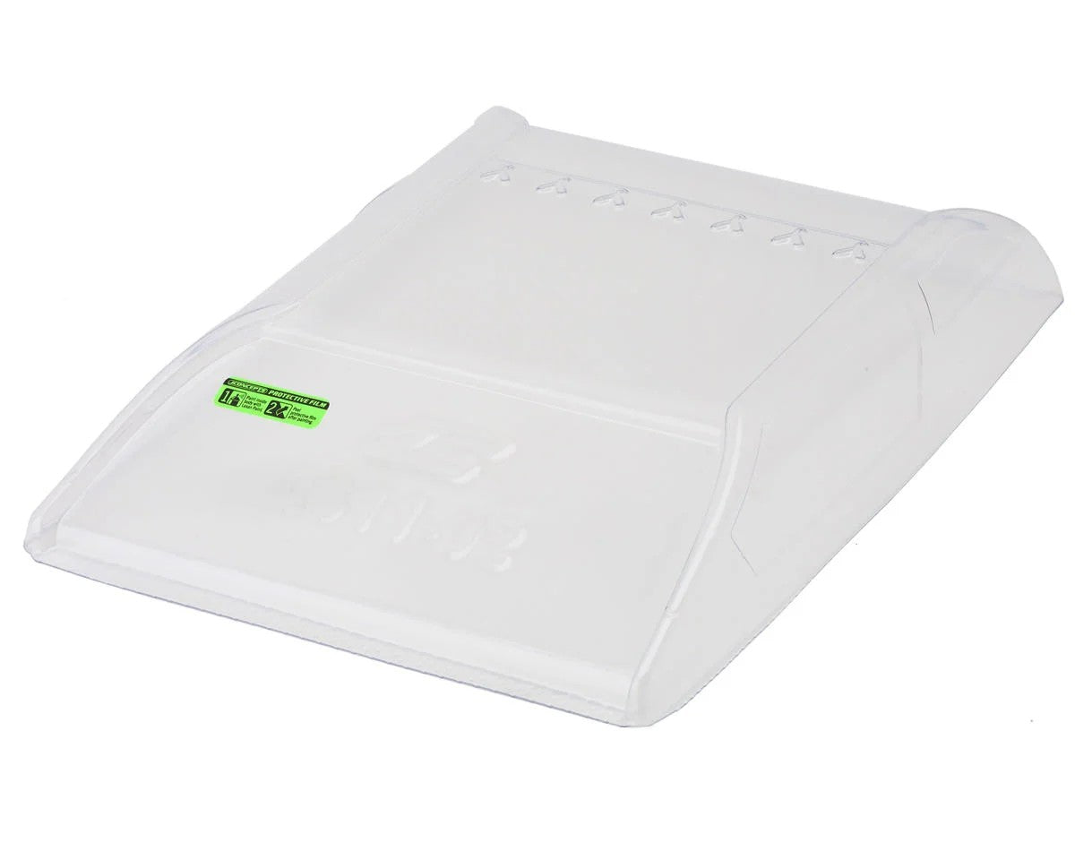 JConcepts L8 Night G3 Speedway 1/10 Dirt Oval Latemodel Body w/Spoiler (Clear) (10.25") (Lightweight)