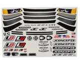 JConcepts L8 Night G3 Speedway 1/10 Dirt Oval Latemodel Body w/Spoiler (Clear) (10.25") (Lightweight)