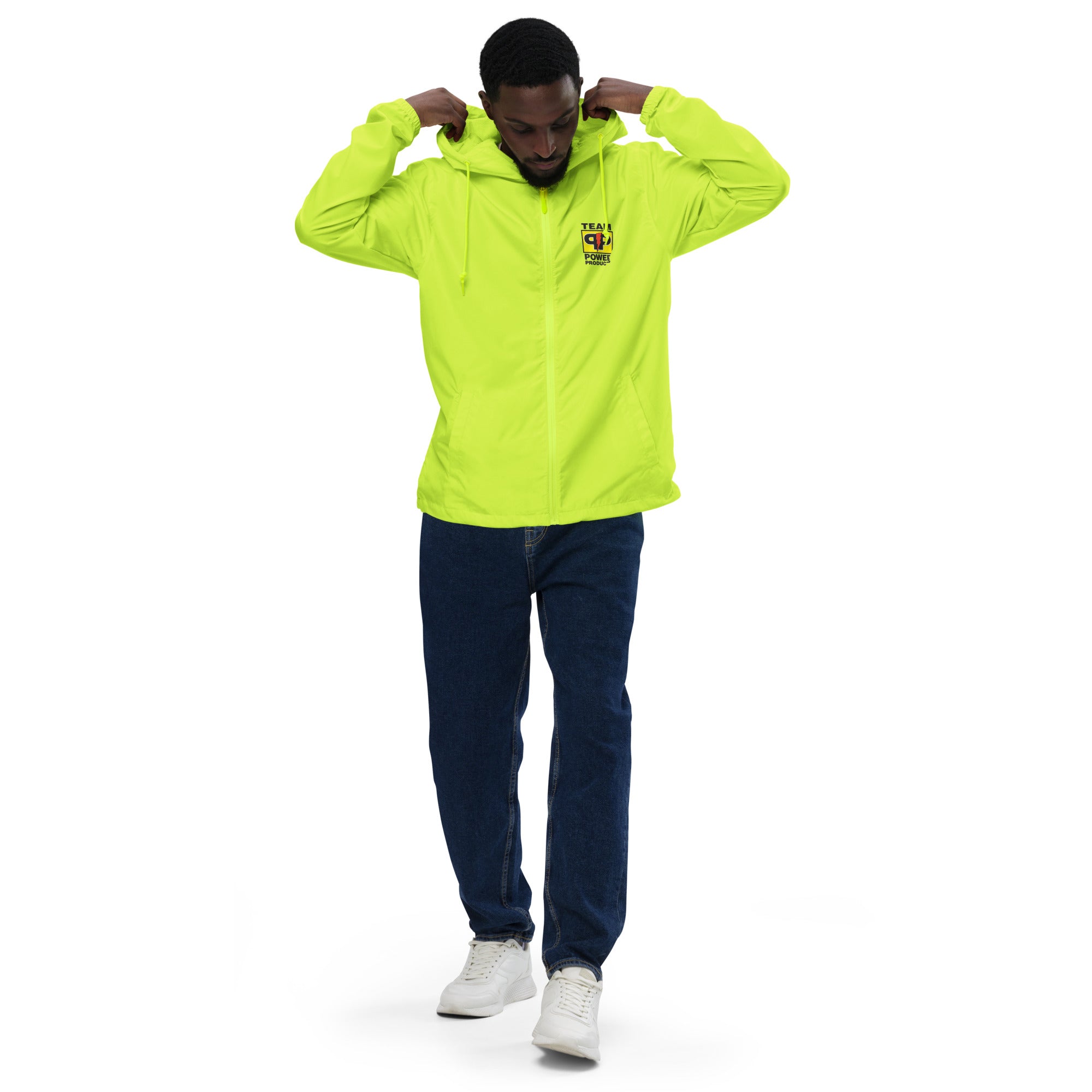 Unisex lightweight zip up windbreaker – Team Power Products