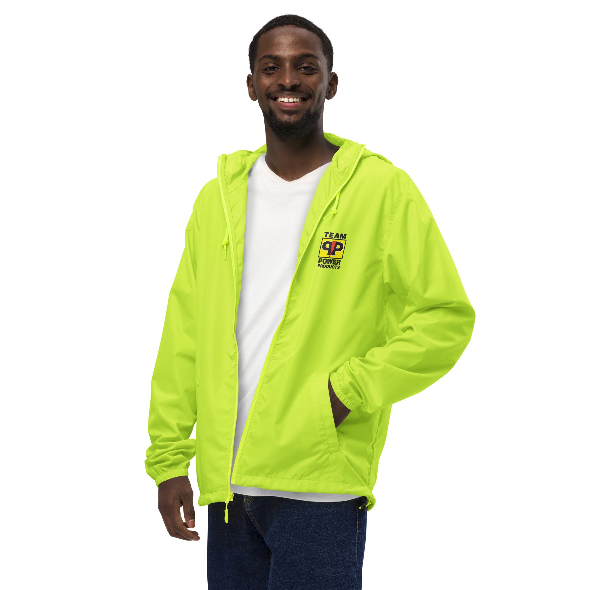 Unisex lightweight zip up windbreaker