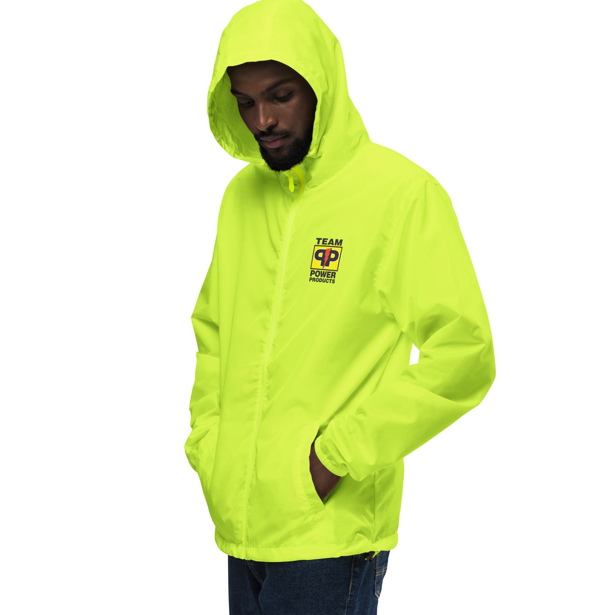 Unisex lightweight zip up windbreaker – Team Power Products