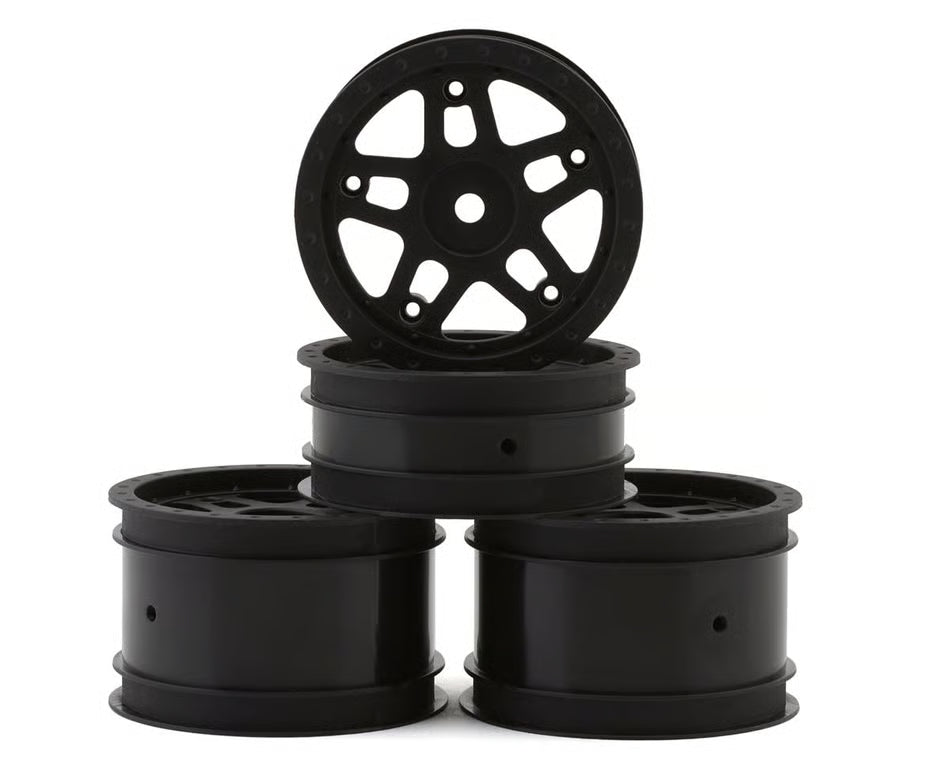 Whitz 1/10 Whiplash 2.2" Sprint Car Dirt Oval Wheels Set